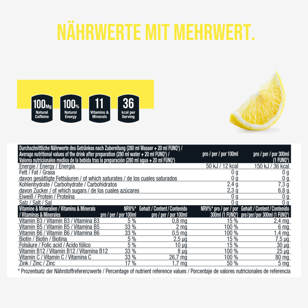 Energy Shots Lemon
