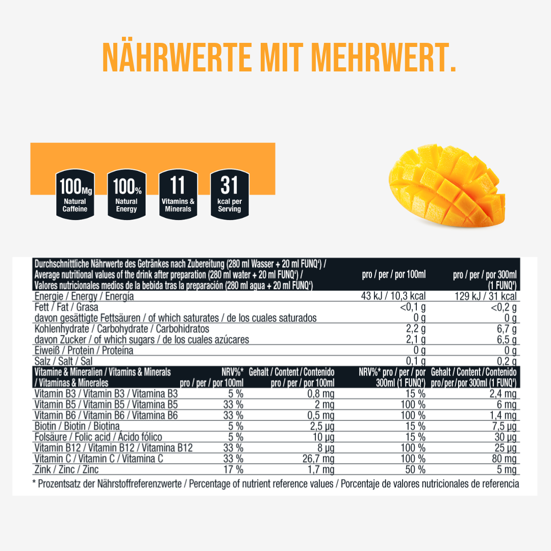 Energy Shots Mango