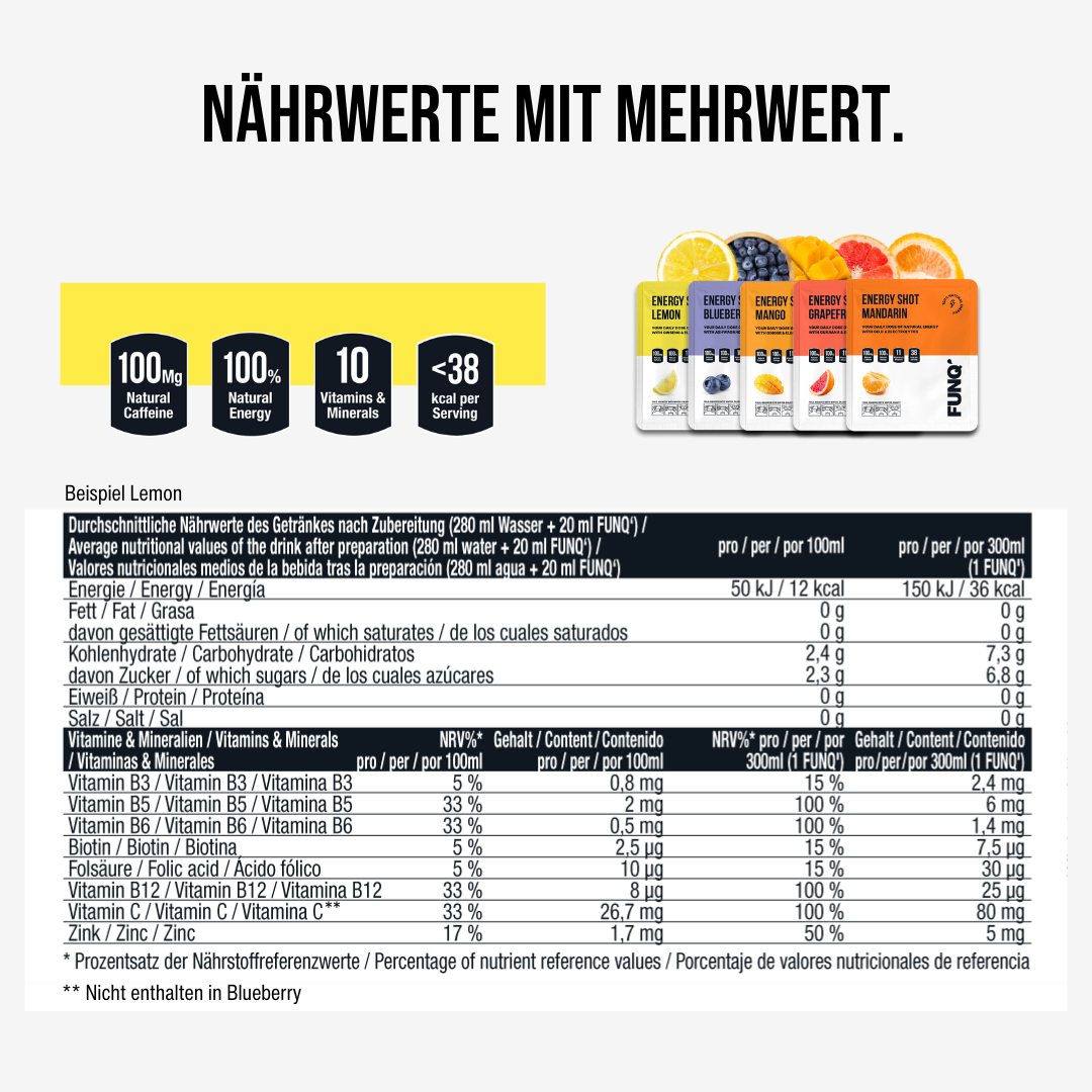 Energy Shot Mixed (30 Stück)